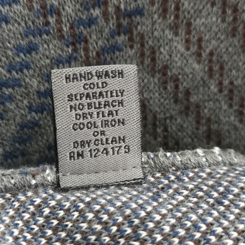 Johnston & Murphy Mens Sweater, Large Classic V-Neck Pullover Pima Cotton Casual - Picture 9 of 10